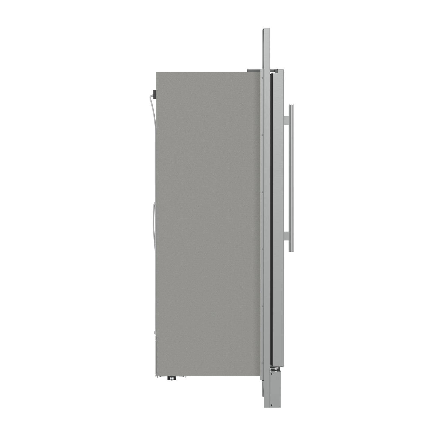 Forno Fortezza 32 Inch Left-Swing Freezer with Trim Kit, Stainless Steel, with Automatic Ice Maker - Forno Appliances