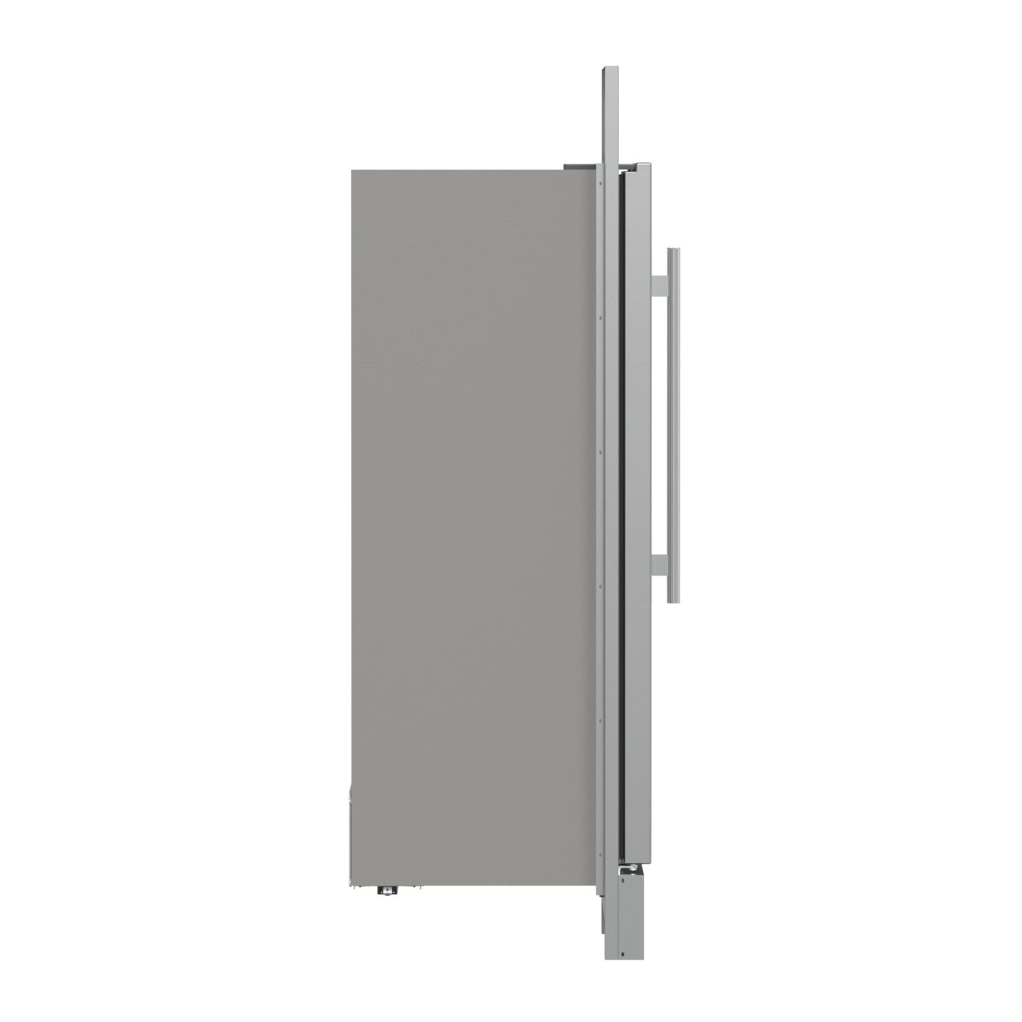 Forno Fortezza 32 Inch Right-Swing Convertible Refrigerator/Freezer with Trim Kit, Stainless Steel, Total No Frost - Forno Appliances