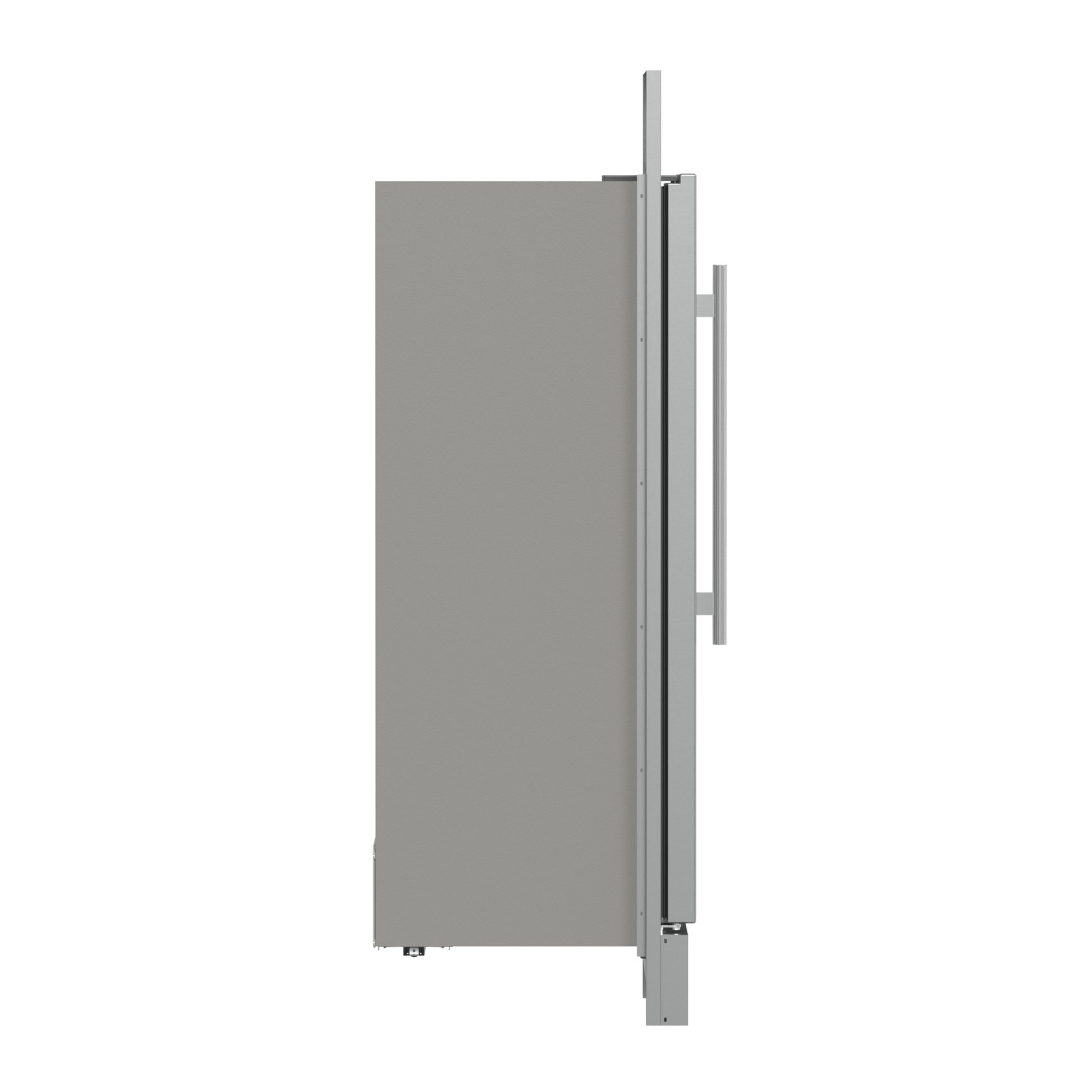 Forno Fortezza 32 Inch Right-Swing Convertible Refrigerator/Freezer with Trim Kit, Stainless Steel, Total No Frost - Forno Appliances