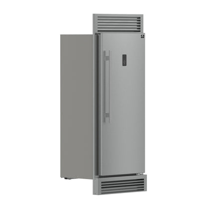 Forno Fortezza 32 Inch Right-Swing Convertible Refrigerator/Freezer with Trim Grill, Stainless Steel, Total No Frost - Forno Appliances