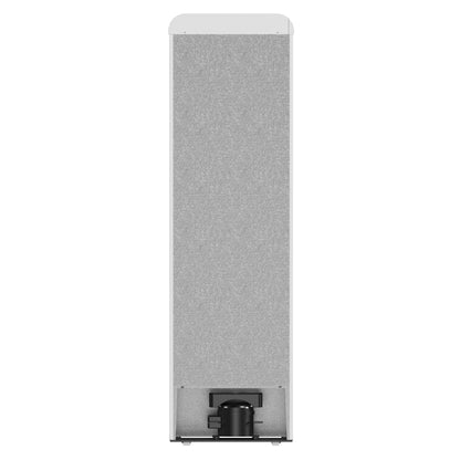 Forno Storico 22-Inch Retro bottom freezer Fridge in White, 9 cu.ft, copper-tone handle