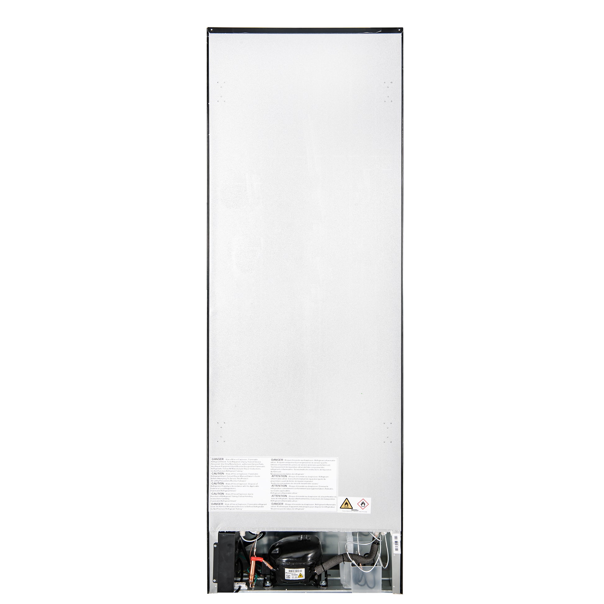 Custodia 24" Bottom Freezer, 10.3 cf., Right Swing, Total No frost, Black, Antique Brass handles - Forno Appliances