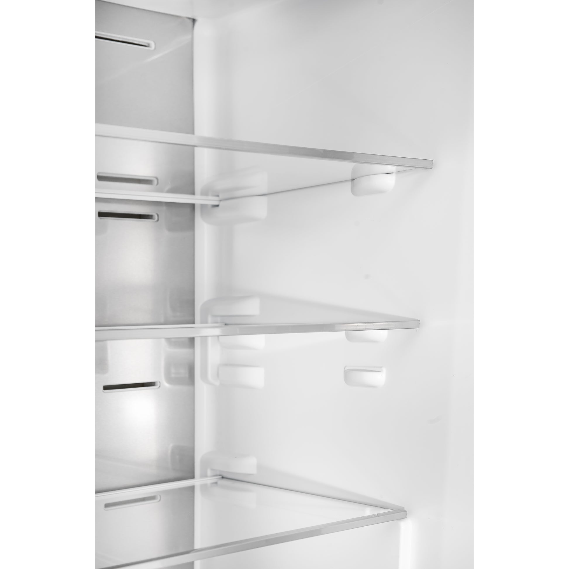 Custodia 24" Bottom Freezer, 10.3 cf., Right Swing, Total No frost, Black, Antique Brass handles - Forno Appliances