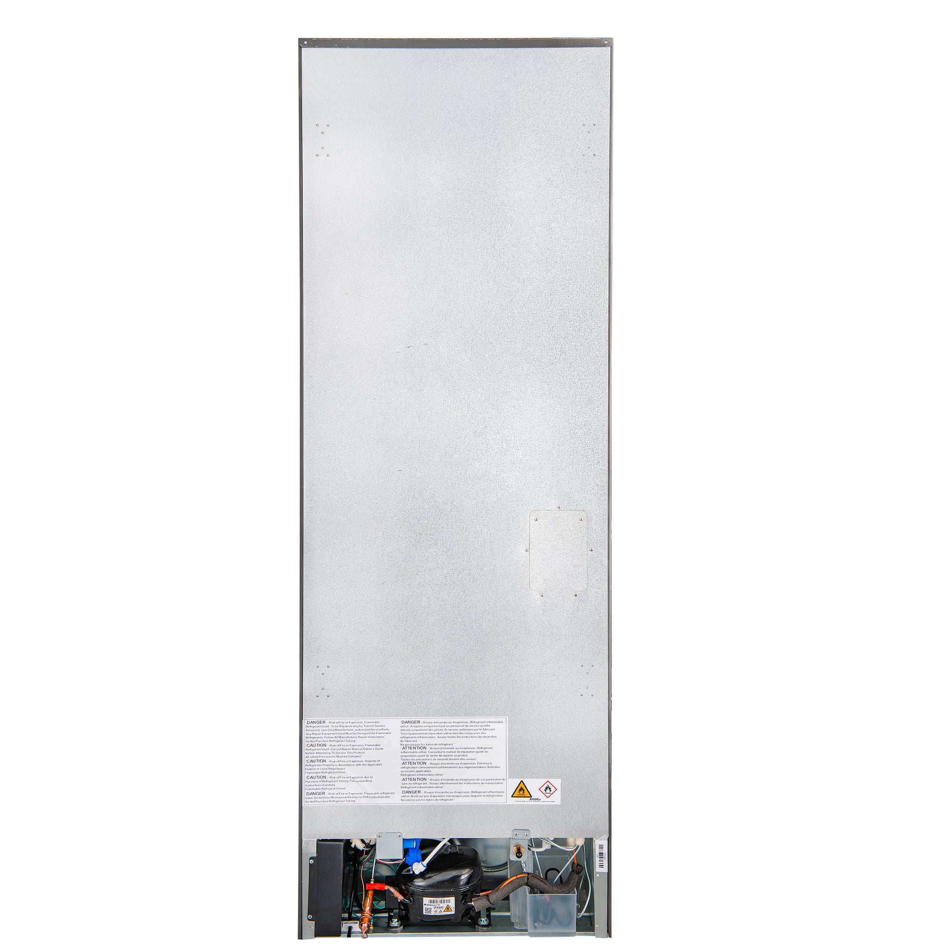Custodia 24" Bottom Freezer, 10.3 cf., Left Swing, Ice Maker, Total No frost, Stainless Steel handles - Forno Appliances
