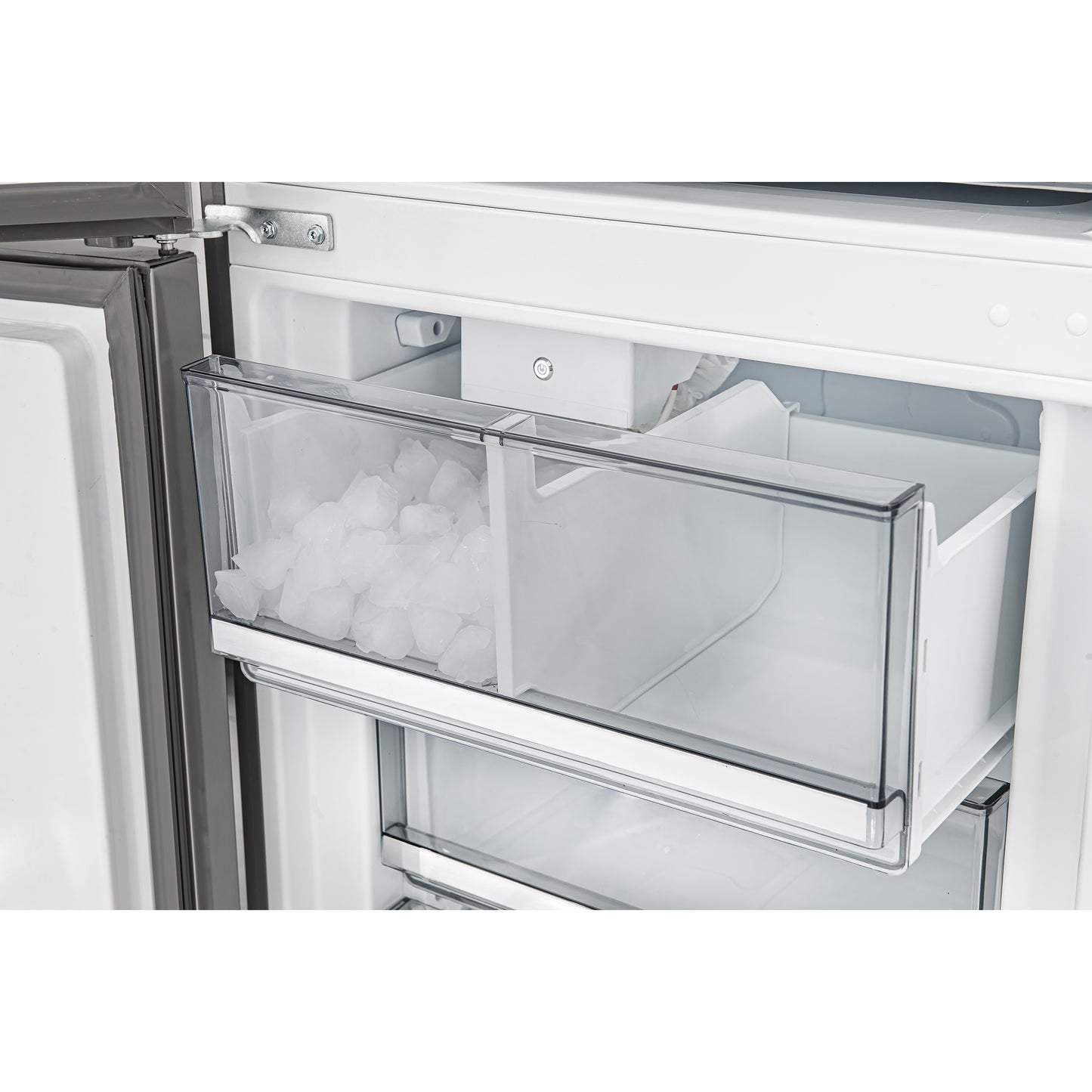 Custodia 24" Bottom Freezer, 10.3 cf., Left Swing, Ice Maker, Total No frost, Stainless Steel handles - Forno Appliances