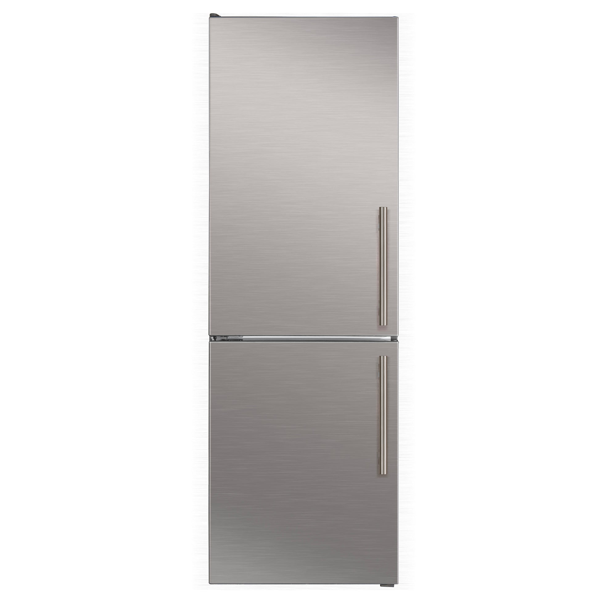 Custodia 24" Bottom Freezer, 10.3 cf., Left Swing, Ice Maker, Total No frost, Stainless Steel handles - Forno Appliances