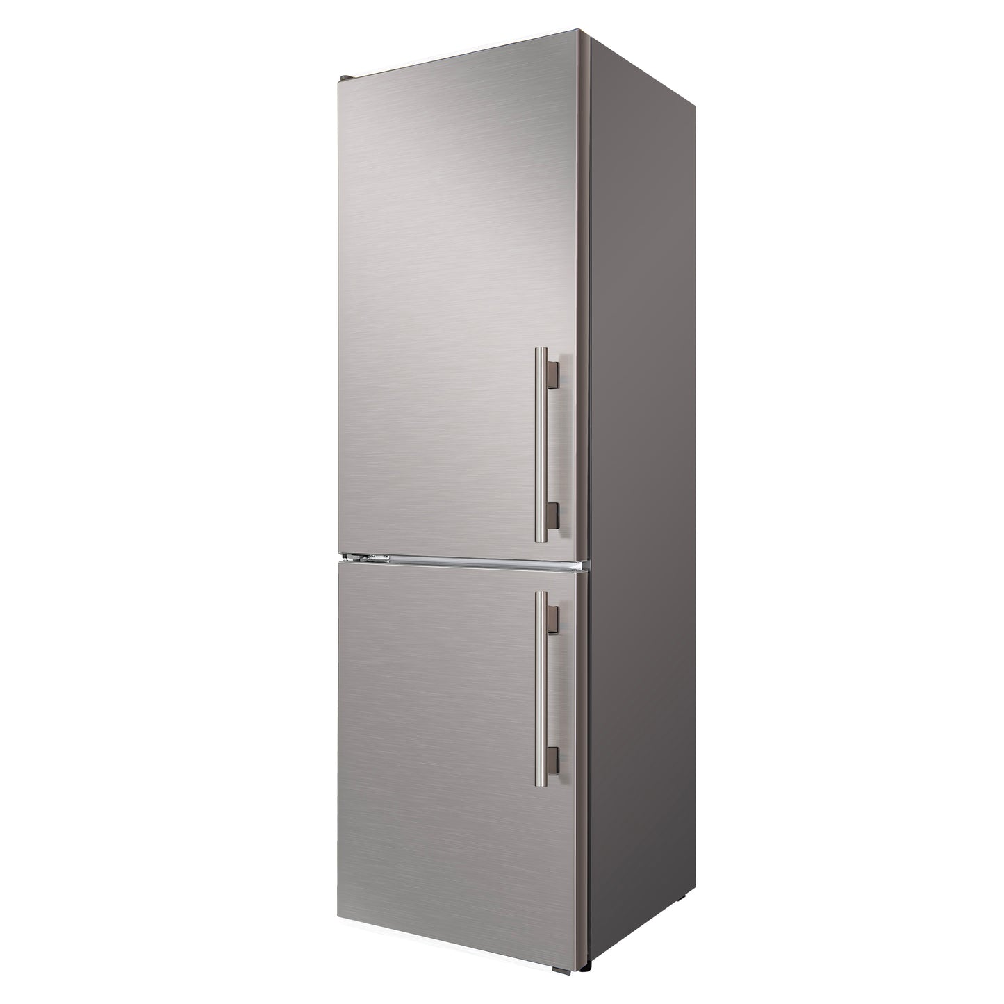 Custodia 24" Bottom Freezer, 10.3 cf., Left Swing, Ice Maker, Total No frost, Stainless Steel handles - Forno Appliances