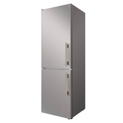Custodia 24" Bottom Freezer, 10.3 cf., Left Swing, Ice Maker, Total No frost, Stainless Steel handles - Forno Appliances