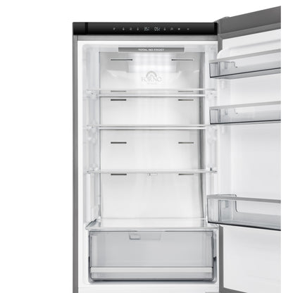 Custodia 24" Bottom Freezer, 10.3 cf., Right Swing, Total No frost, Stainless Steel handles - Forno Appliances