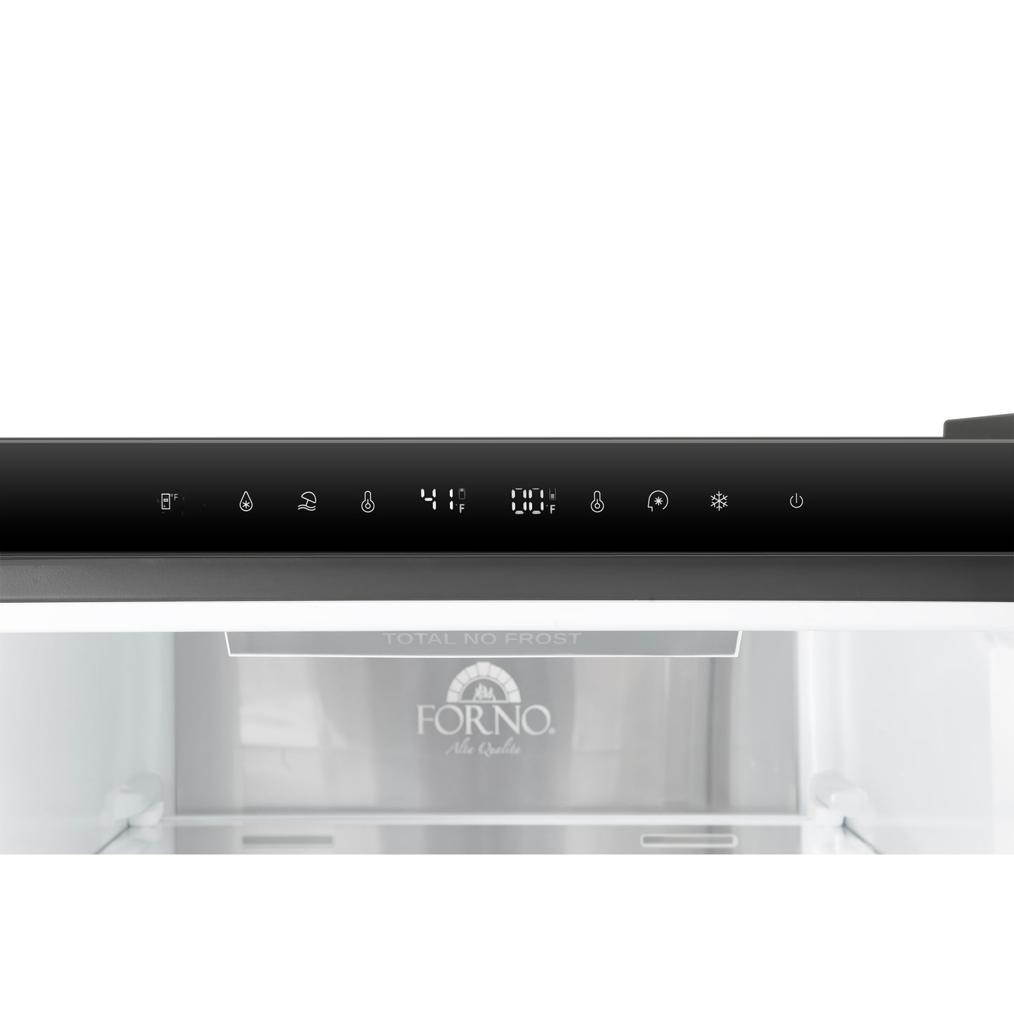 Custodia 24" Bottom Freezer, 10.3 cf., Right Swing, Total No frost, Stainless Steel handles - Forno Appliances