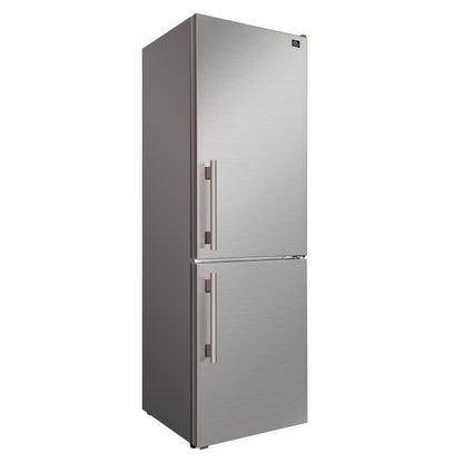 Custodia 24" Bottom Freezer, 10.3 cf., Right Swing, Total No frost, Stainless Steel handles - Forno Appliances