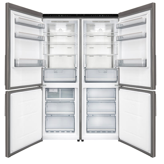 Custodia 48" Bottom Freezer combo, 20.6 cf., Ice Maker, Total No frost, Stainless Steel handles - Forno Appliances