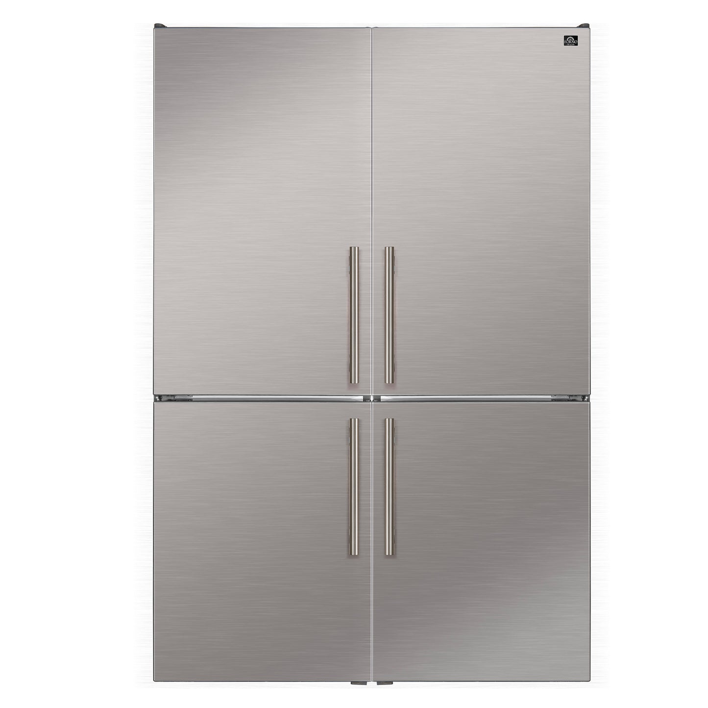 Custodia 48" Bottom Freezer combo, 20.6 cf., Ice Maker, Total No frost, Stainless Steel handles - Forno Appliances