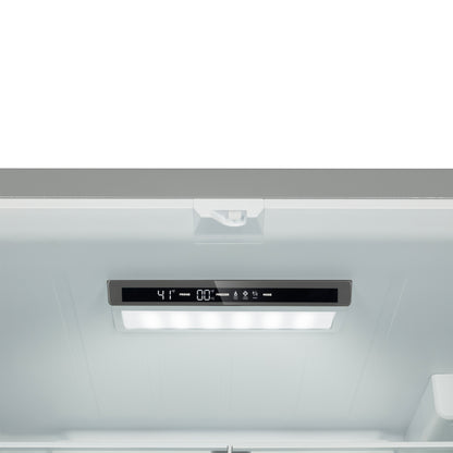 Refrigerador Forno Rivello de 36 pulgadas con puerta francesa en acero inoxidable, dispensador de agua interno, hielo filtrado, estantes ajustables, certificación Energy Star