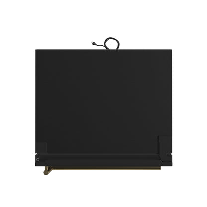 Forno Milano Espresso 31-Inch Bottom Freezer Refrigerator, Black, 17.2 cu.ft Capacity, Energy Efficient - Forno Appliances
