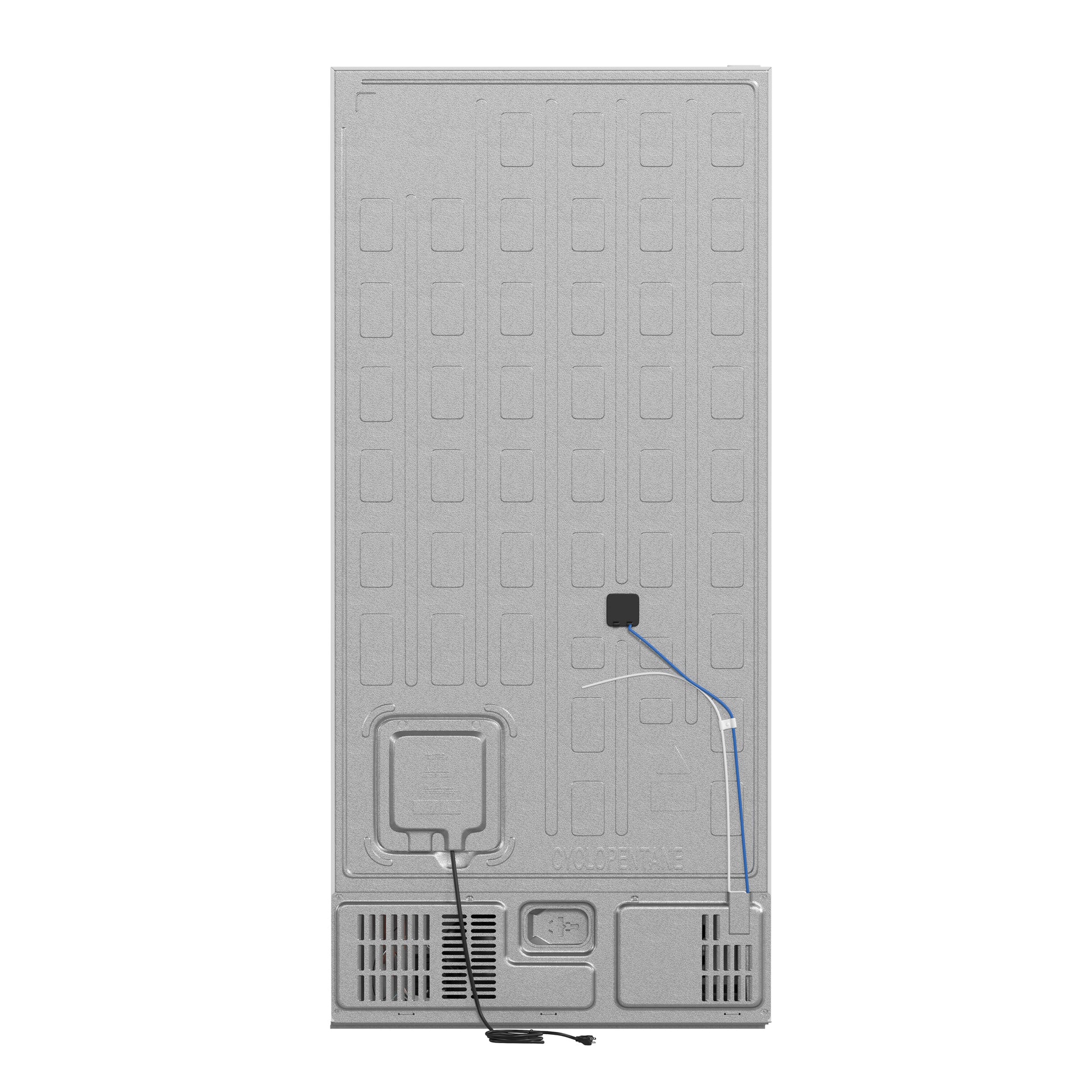 Forno Milano Espresso 31-Inch White Bottom Freezer Refrigerator, 17.2 Cu. Ft., Energy-Efficient, No Frost, Built-In Ice Maker - Forno Appliances