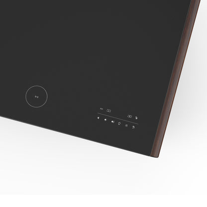 Forno Evoluto Tavolo 51-Inch Smart Coffee Table with Wood-Accent Sides – Dual Cooling Zones, Wireless Charging Pad & Built-In Bluetooth Speakers - Forno Appliances