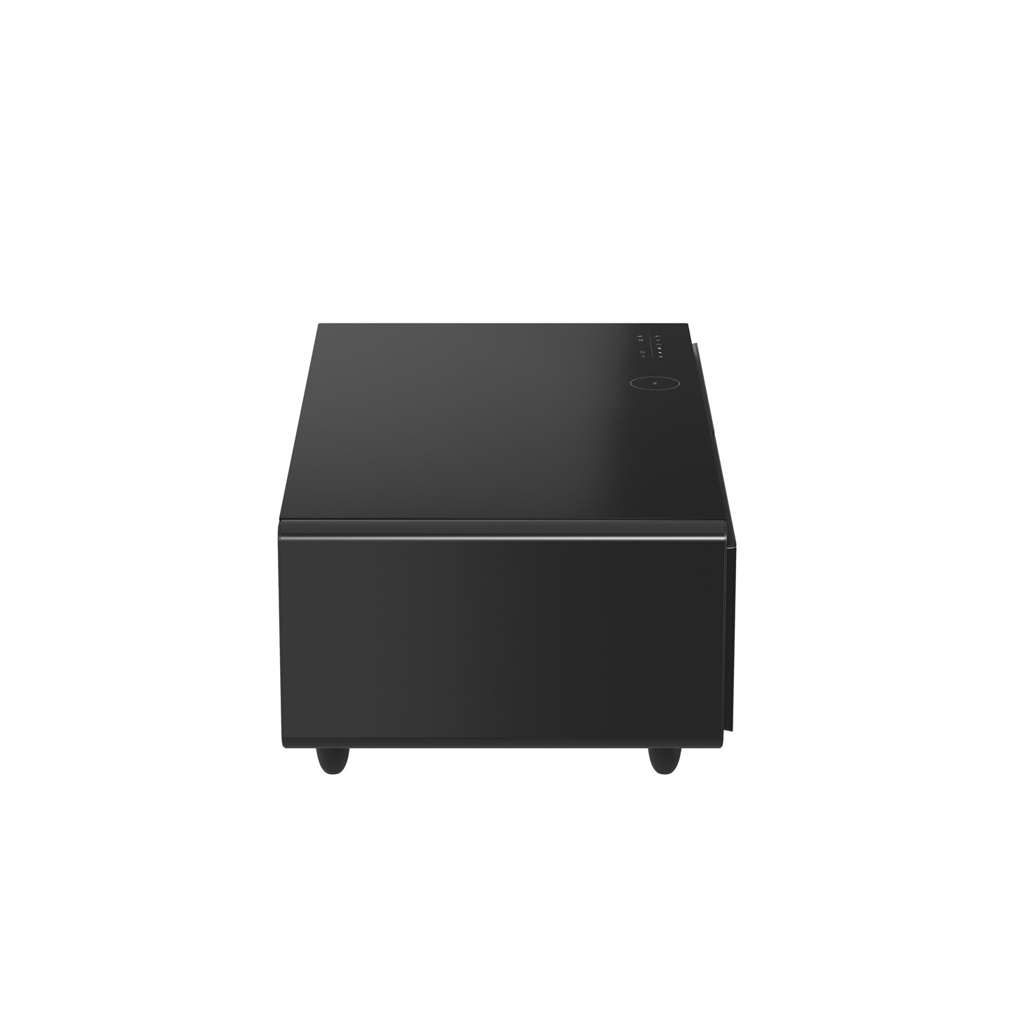 Forno Evoluto Tavolo 51-Inch Black Smart Coffee Table – Dual Refrigerator Drawers, Bluetooth 5.0 Audio, Wireless Charging & RGB Ambient Light - Forno Appliances