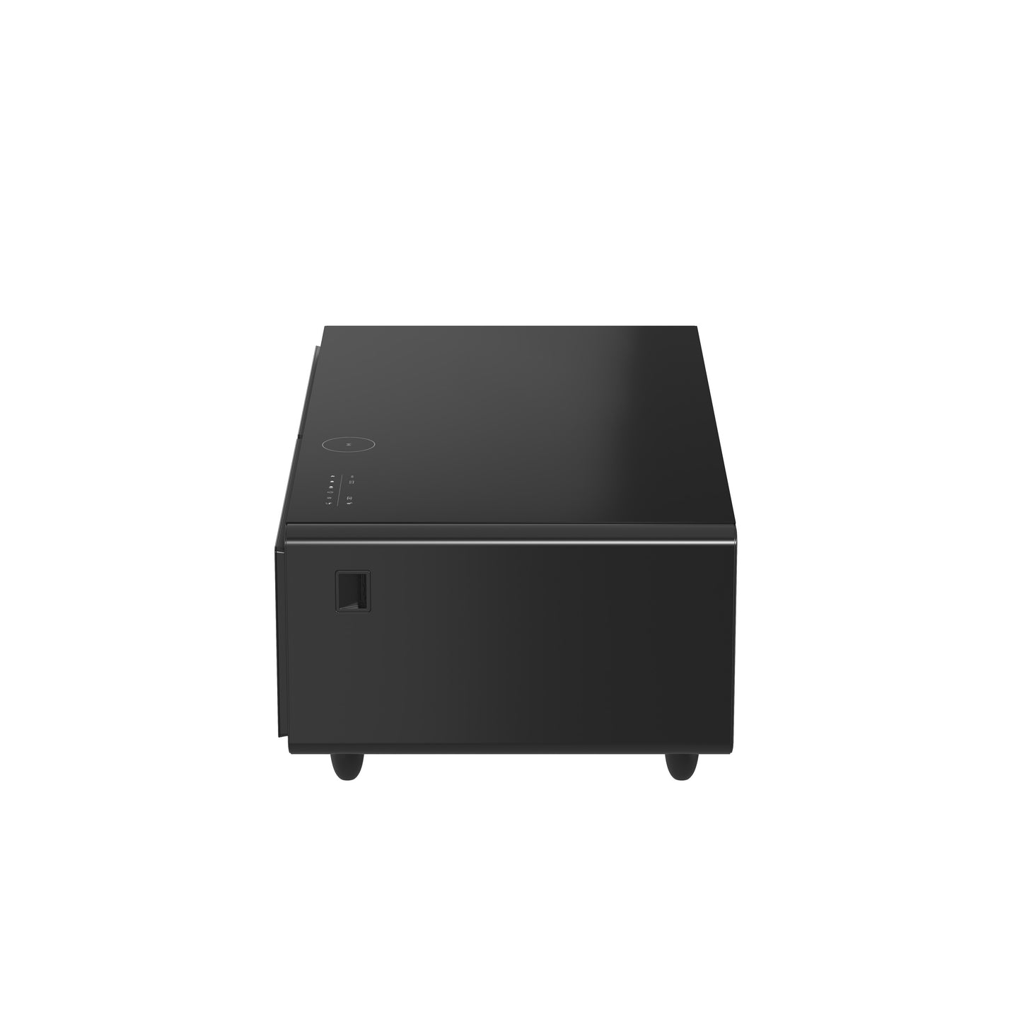 Forno Evoluto Tavolo 51-Inch Black Smart Coffee Table – Dual Refrigerator Drawers, Bluetooth 5.0 Audio, Wireless Charging & RGB Ambient Light - Forno Appliances