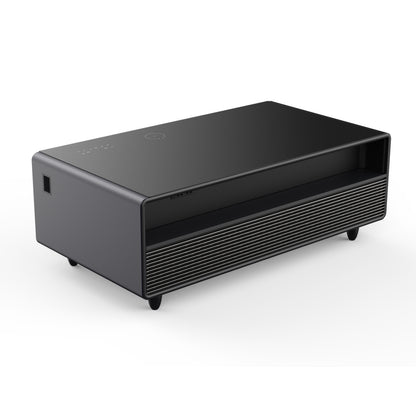 Forno Evoluto Tavolo 51-Inch Black Smart Coffee Table – Dual Refrigerator Drawers, Bluetooth 5.0 Audio, Wireless Charging & RGB Ambient Light - Forno Appliances