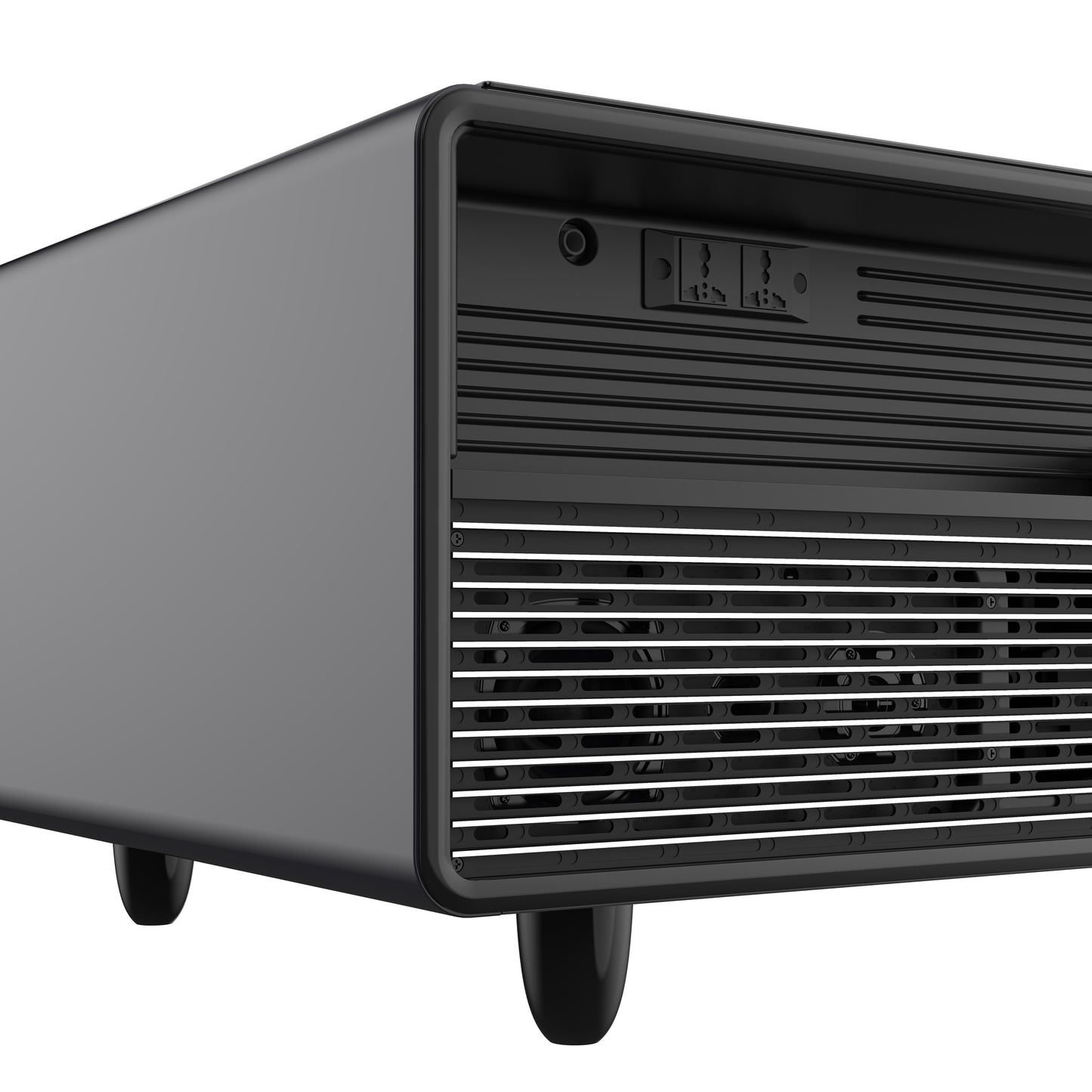 Forno Evoluto Tavolo 51-Inch Black Smart Coffee Table – Dual Refrigerator Drawers, Bluetooth 5.0 Audio, Wireless Charging & RGB Ambient Light - Forno Appliances