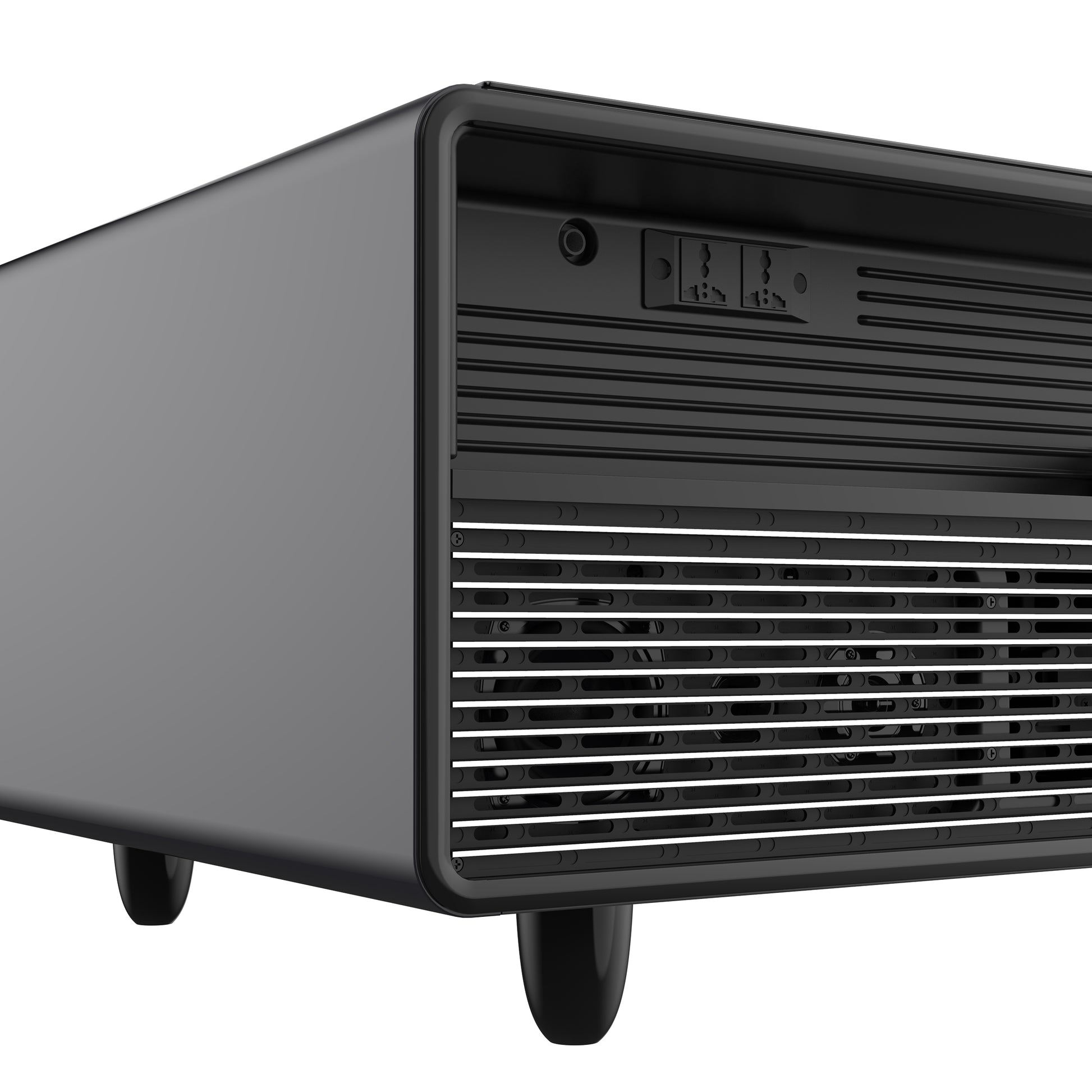 Forno Evoluto Tavolo 51-Inch Black Smart Coffee Table – Dual Refrigerator Drawers, Bluetooth 5.0 Audio, Wireless Charging & RGB Ambient Light - Forno Appliances
