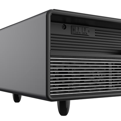 Forno Evoluto Tavolo 51-Inch Black Smart Coffee Table – Dual Refrigerator Drawers, Bluetooth 5.0 Audio, Wireless Charging & RGB Ambient Light - Forno Appliances