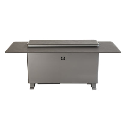 Elevato Smart Bar Table, Sandstone Black, 5.3 cu.ft fridge and freezer with Bluetooth control
