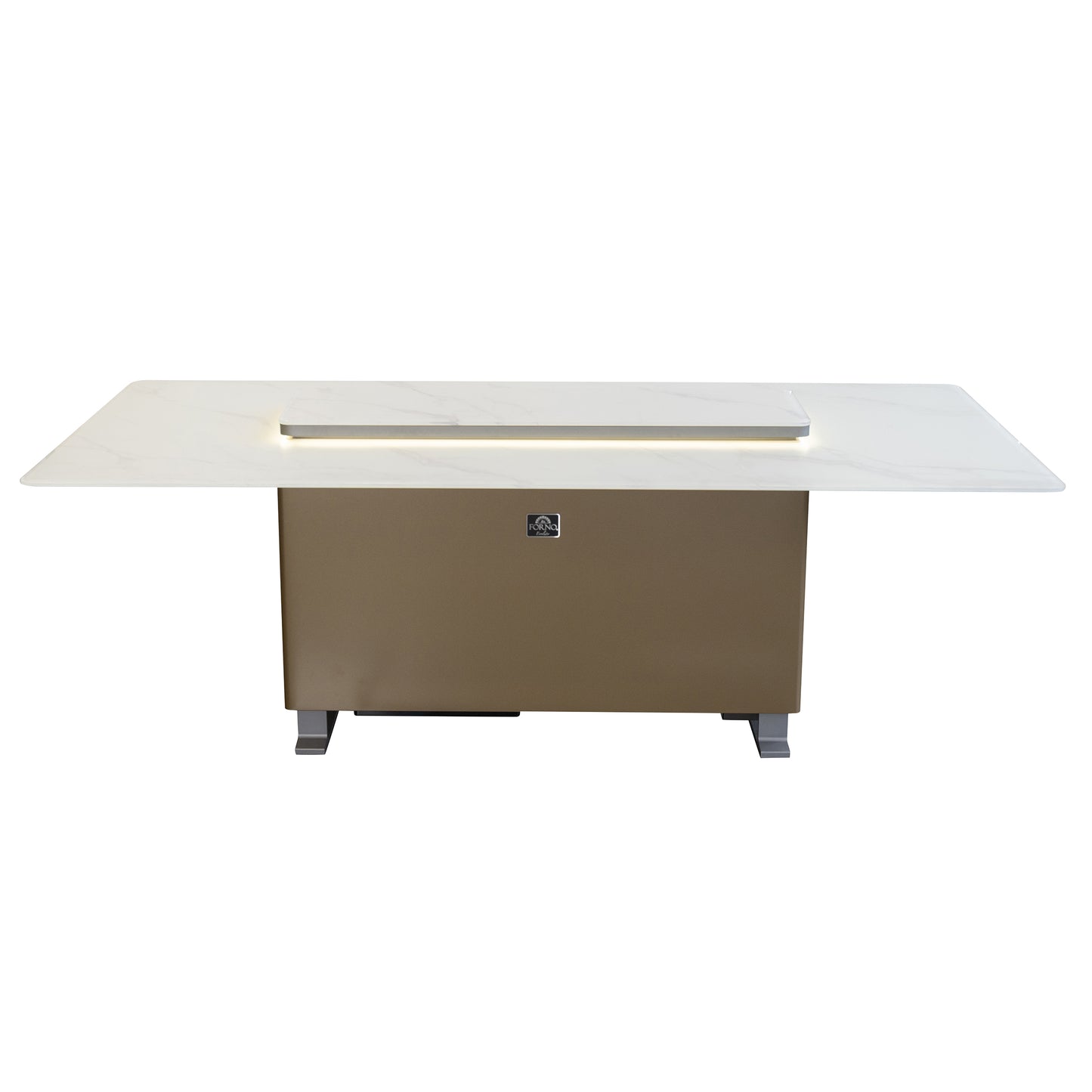 Table à manger intelligente Cinetico blanche, réfrigérateur et congélateur de 5,3 pi³ avec contrôle Bluetooth