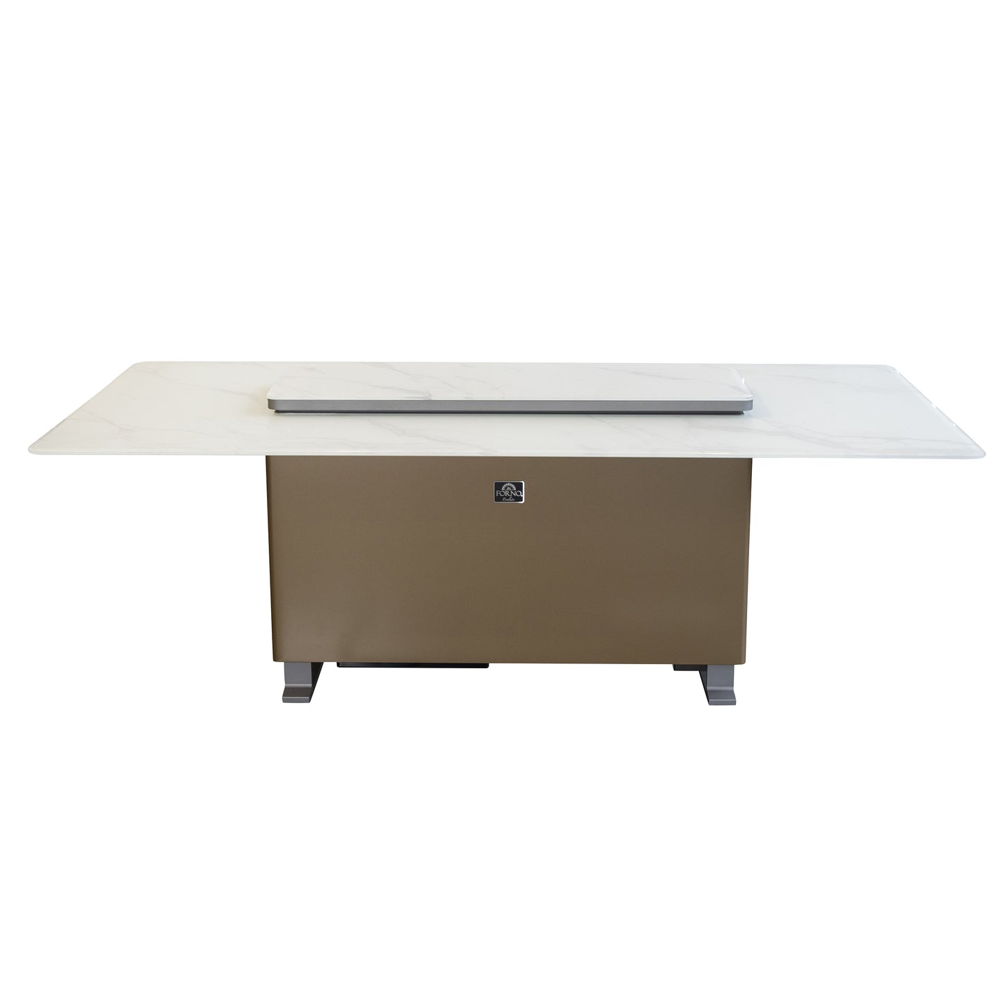 Table à manger intelligente Cinetico blanche, réfrigérateur et congélateur de 5,3 pi³ avec contrôle Bluetooth