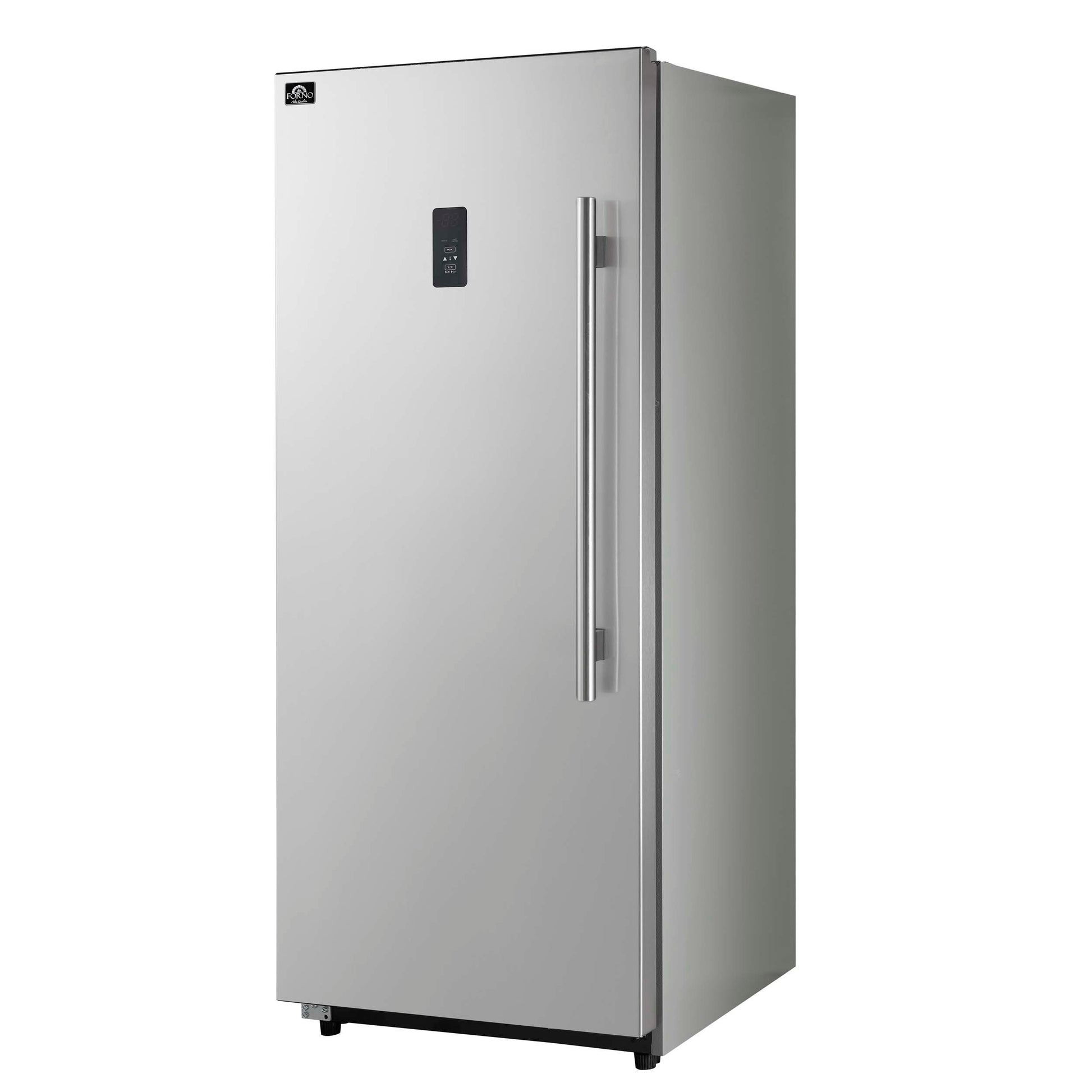 Forno Fortezza 28 Inch Left-Swing Freezer, Stainless Steel with Automatic Ice Maker - Forno Appliances