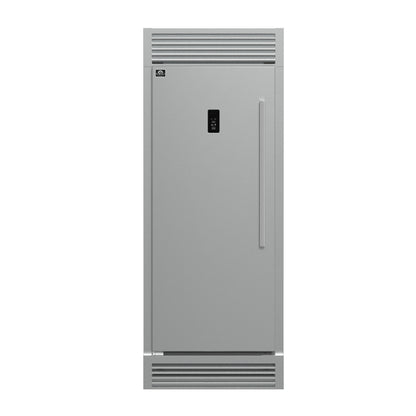 Forno Fortezza 32 Inch Left-Swing Freezer with Standard Trim Grill, Stainless Steel, with Automatic Ice Maker - Forno Appliances