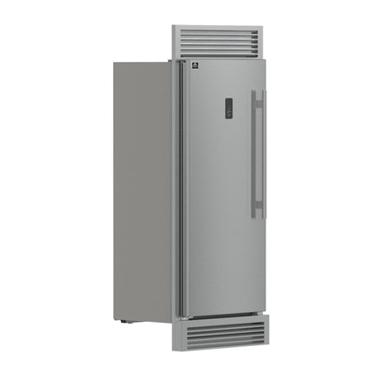 Forno Fortezza 32 Inch Left-Swing Freezer with Standard Trim Grill, Stainless Steel, with Automatic Ice Maker - Forno Appliances