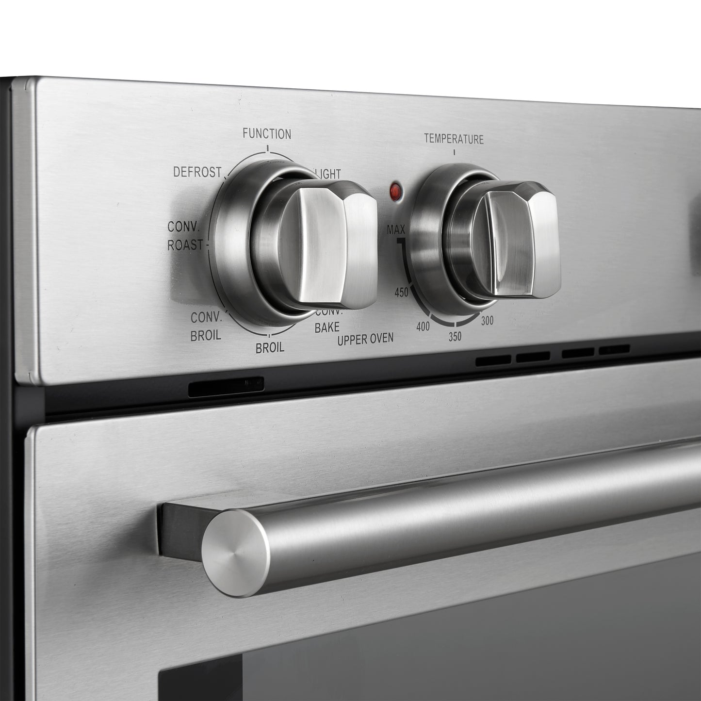 Forno Vomero 30-Inch Double Wall Oven, Stainless Steel, 10 cu.ft Total Capacity, 7100W Convection, Mechanical Controls, Self-Cleaning Function - Forno Appliances