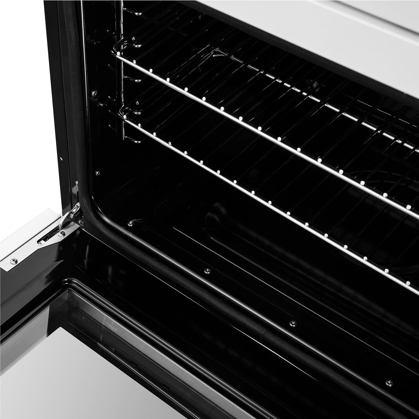 Forno Asti 30-Inch Double Electric Wall Oven with Upper French Doors in White & Antique Brass, 7.36 cu. ft. Dual True Convection, 7,200W, Air Fry, Sous Vide, Self-Clean - Forno Appliances