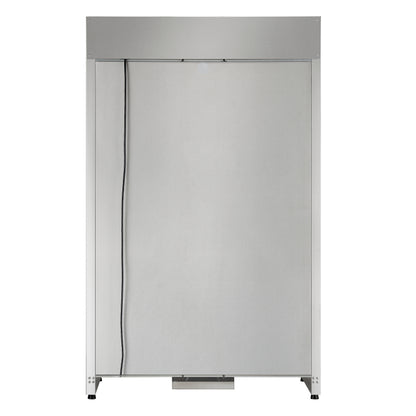 FORNO Abruzzo 48-Inch Dual Zone Wine Cellar, 102 Bottles, 24 cu. ft., Clear Acrylic Holders & Stainless Trim Shelves - Forno Appliances