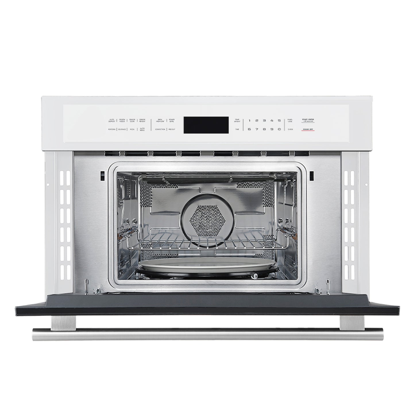 Oliena Espresso White 30 Inch 1750 Watt Compact Oven & 1000 Watt Microwave, 1.6 cu. ft. - Forno Appliances