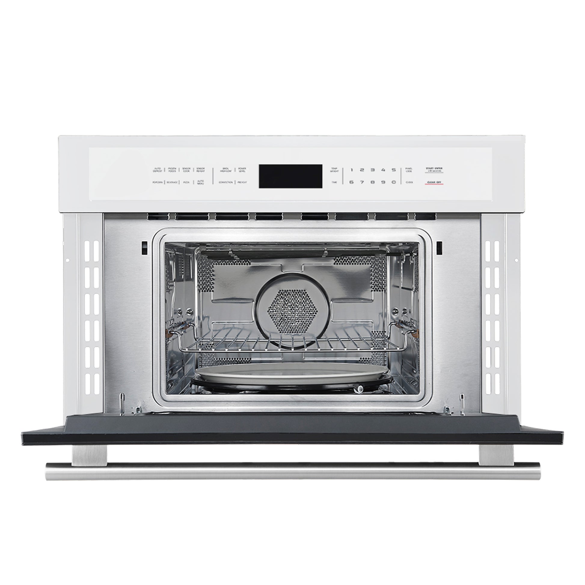 Oliena Espresso White 30 Inch 1750 Watt Compact Oven & 1000 Watt Microwave, 1.6 cu. ft. - Forno Appliances