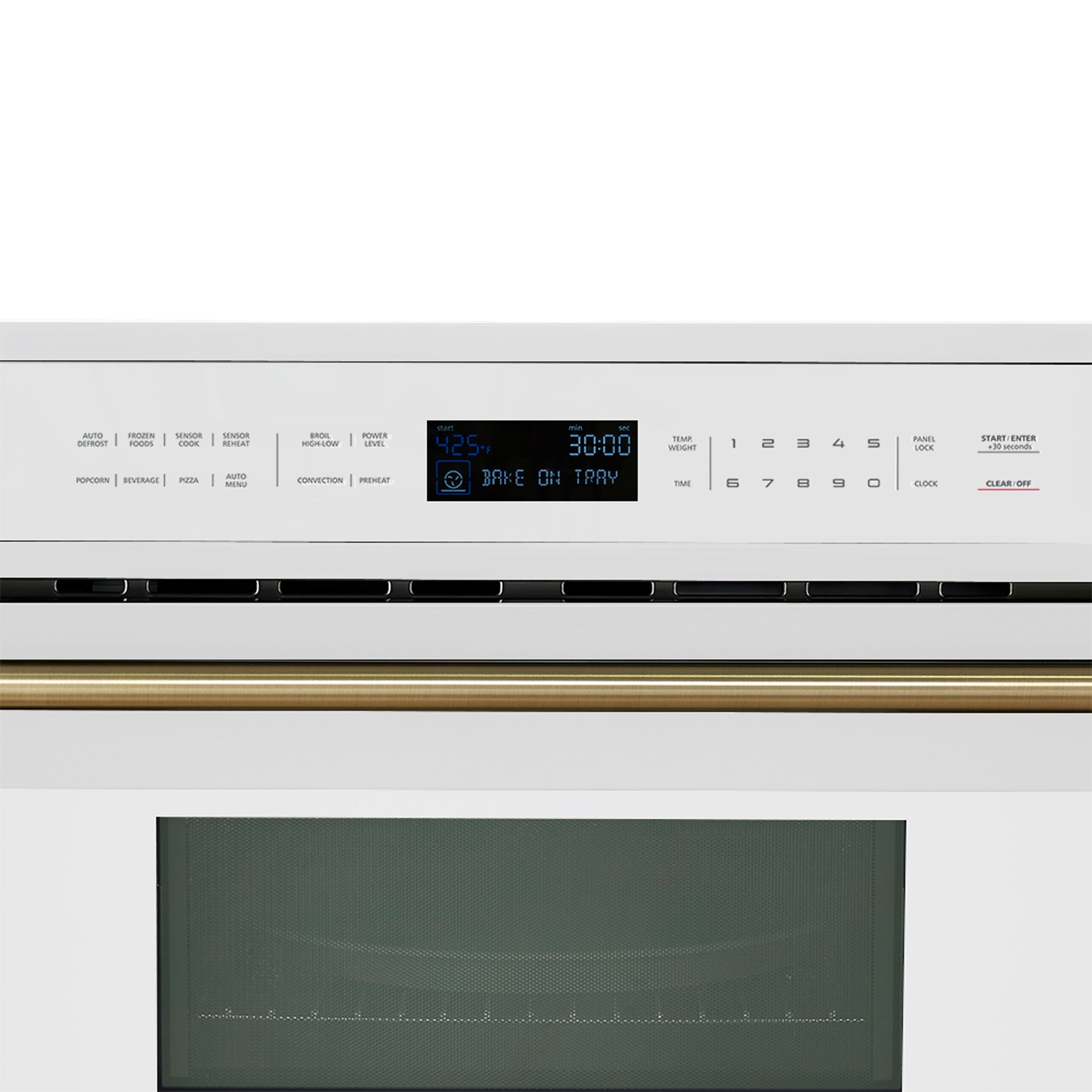 Oliena Espresso White 30 Inch 1750 Watt Compact Oven & 1000 Watt Microwave, 1.6 cu. ft. - Forno Appliances