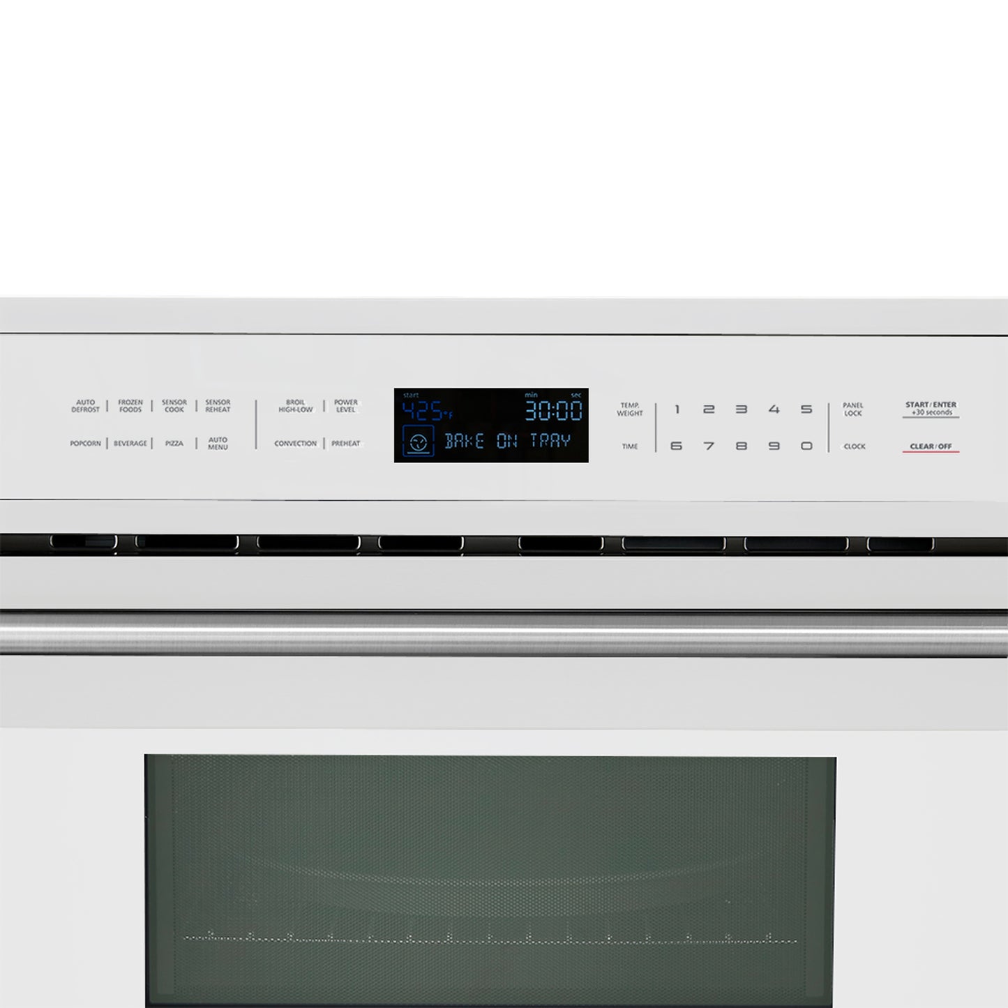 Oliena Espresso White 30 Inch 1750 Watt Compact Oven & 1000 Watt Microwave, 1.6 cu. ft. - Forno Appliances