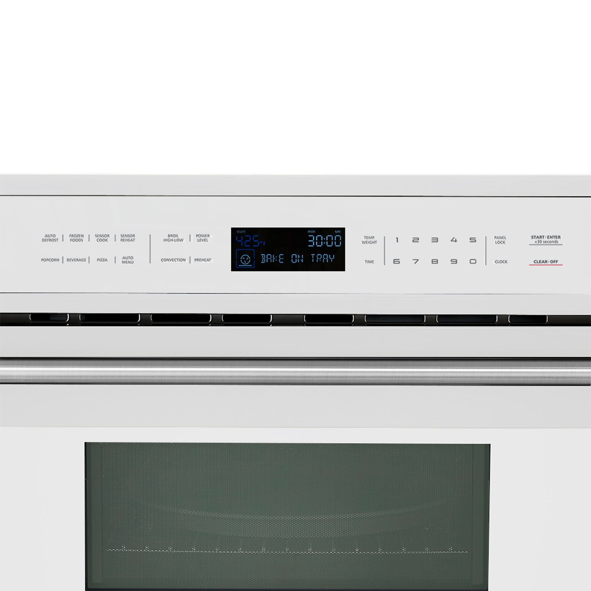 Oliena Espresso White 30 Inch 1750 Watt Compact Oven & 1000 Watt Microwave, 1.6 cu. ft. - Forno Appliances