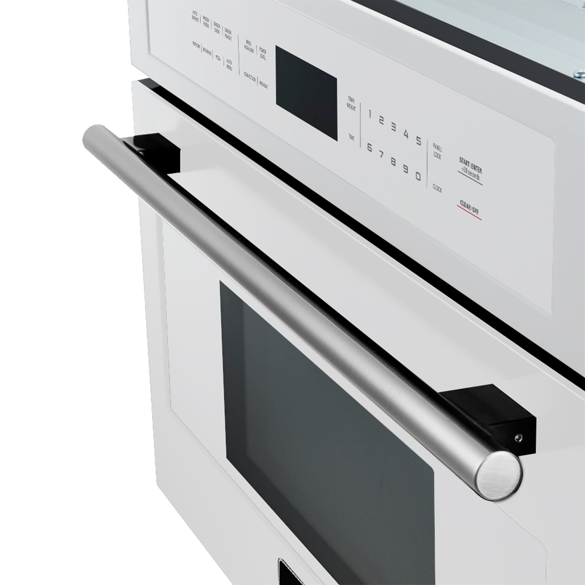 Oliena Espresso White 30 Inch 1750 Watt Compact Oven & 1000 Watt Microwave, 1.6 cu. ft. - Forno Appliances